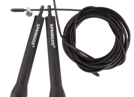 Springtouw | Sport Springtouw | Fitness Springtouw | Verstelbaar | Zwart 3m