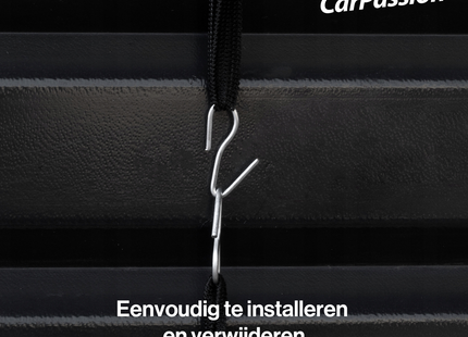 CarPassion Dakkofferhoes  - Beschermhoes - Waterdicht & Vorstbestendig - Maat L - Zwart - 205cm