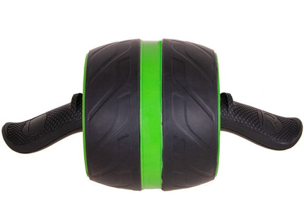 Buikspierwiel | Inclusief Kniemat | Groen/Zwart