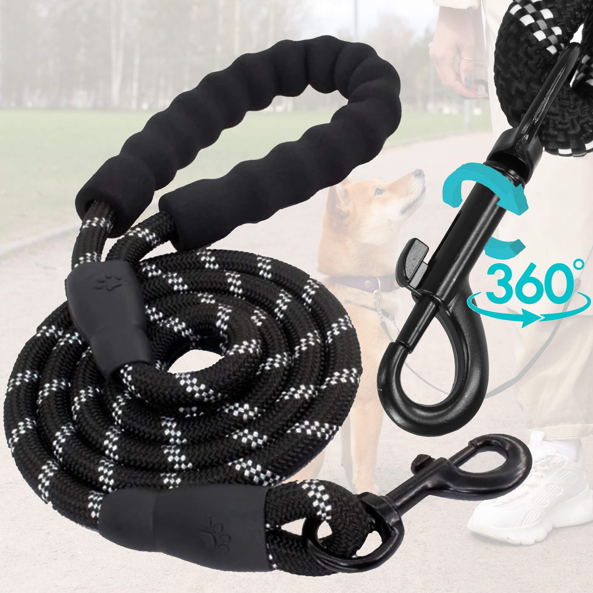 Hondenriem - Looplijn - Trainingslijn  - Hondenlijn - 5 M - Tot 50 Kg