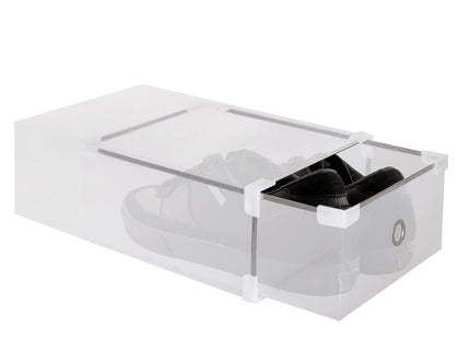 Schoenenbox | Sneakerbox | Kunststof | Transparant | 1 Stuk | 34 x 22,5 x 13 cm