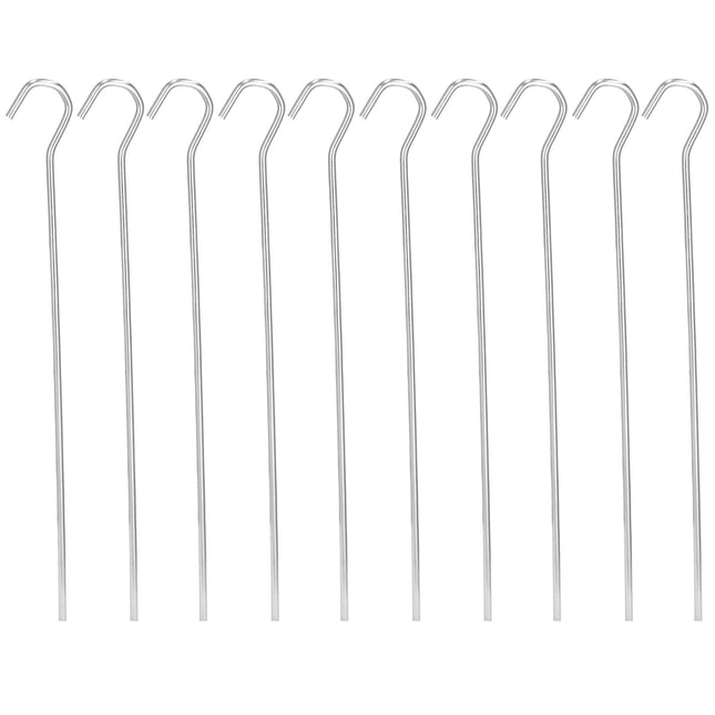 Tentharingen - 10 Stuks - Staal - Extra Stevig - Grondpennen - 31 cm