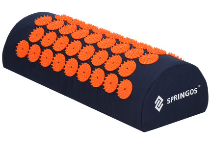 Acupressuurmat - Lichaamsstimulator - Ontspanningsmassageapparaat - Kussen - 65x41 cm - Blauw/Oranje