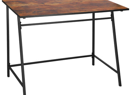 Salontafel | Rechthoekig | 100x50x76 cm | Zwart/Donkerbruin