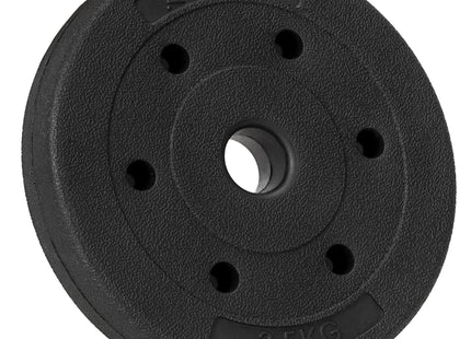 Halterschijf | 1 x 2,5 kg | Kunststof | Zwart | 29 MM