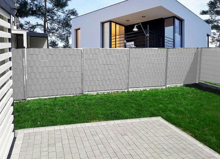 Vlechtband | Privacyfolie | Vlechtband Voor Tuinafsluiting | PVC | 35 m | 450 g/m² | Grijs