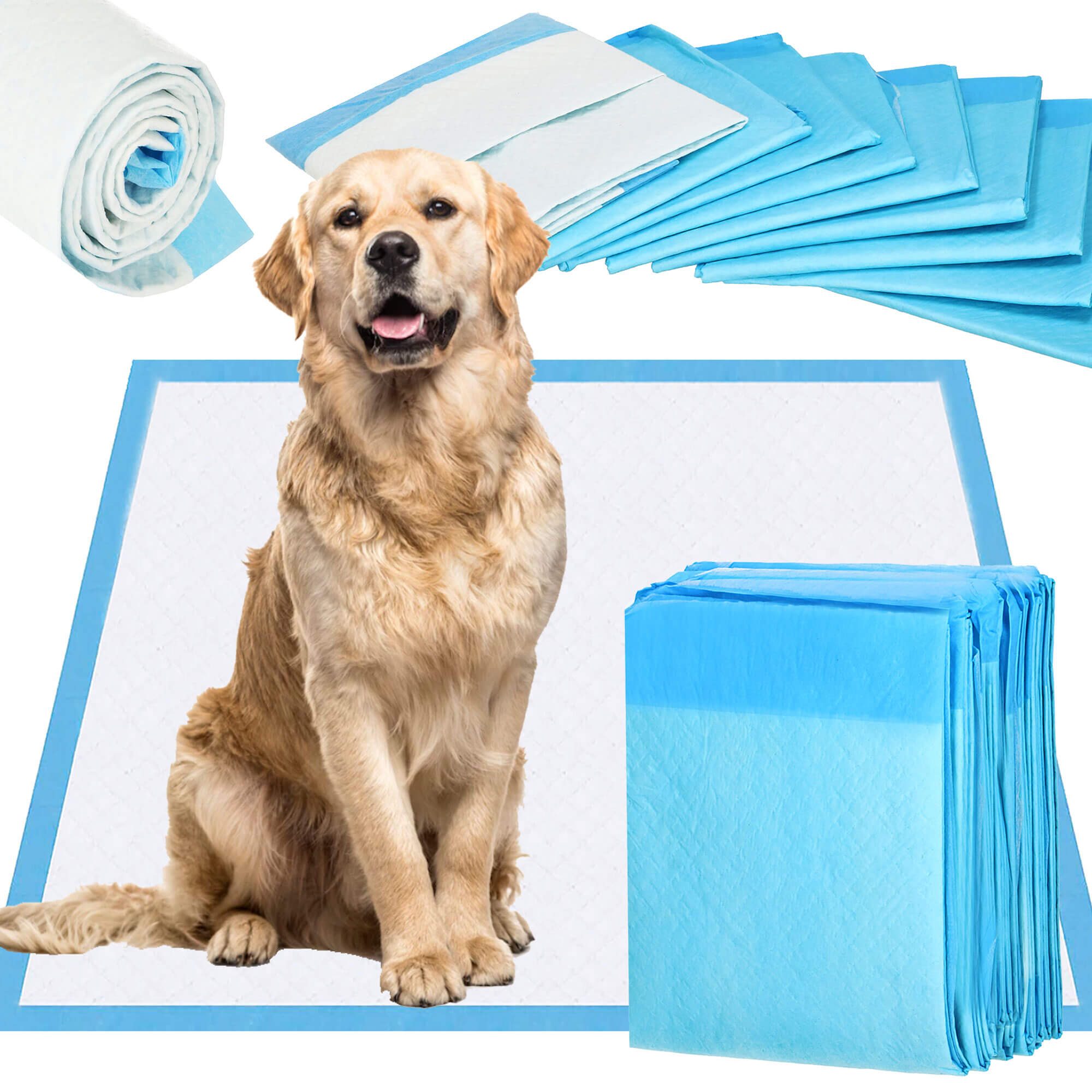 Puppy Training Pads| Plasmatjes Hond | Zindelijkheidstraining | 10 Stuks | 60 x 60 cm