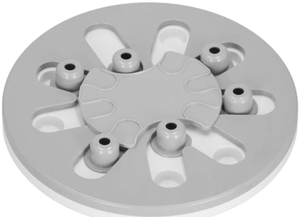 Voerbak - Hondenspeelgoed - Interactief - Educatief - Honden - Katten - Grijs/Wit