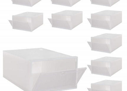 Schoenenbox | Sneakerbox | Kunststof | Transparant | 1 Stuk | 31 x 21.5 x 12.5 cm