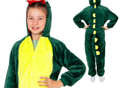 Onesie Draak | Kinderen  | Maat 110/120 | Groen