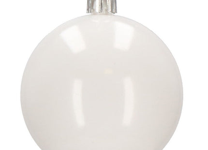 Kerstballen & Piek | 100 Stuks | Wit