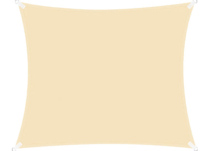 Schaduwdoek | Zonnezeil | Vierkant | 3 x 3 m | 90% Schaduw | Crème | 160 g/m2
