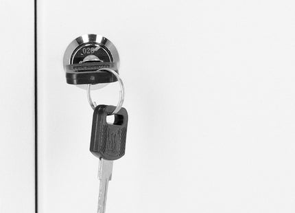 Sleutelkluis | Sleutelkast | Sleutelbox | 42 Haken | 35 x 27 x 8 cm | Wit