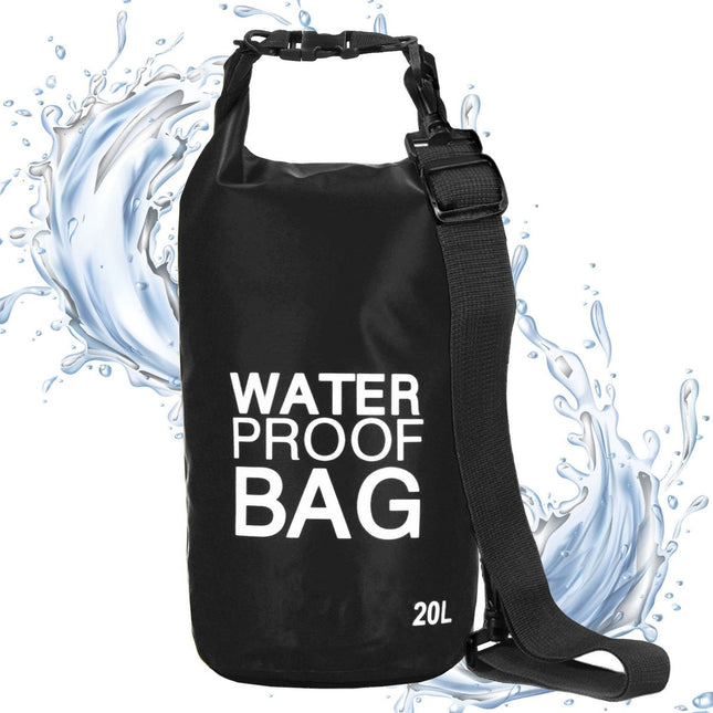 Drybag | Waterdichte Tas | 20 Liter | Zwart