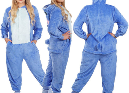 Onesie Volwassenen  | Maat M | Blauw