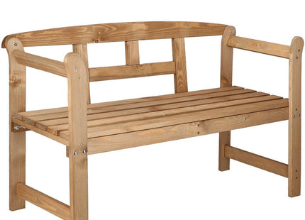 Tuinbank | Tuinbankje | Zitbank Buiten | Naaldhout | 119 x 78 x 45 cm | Medium