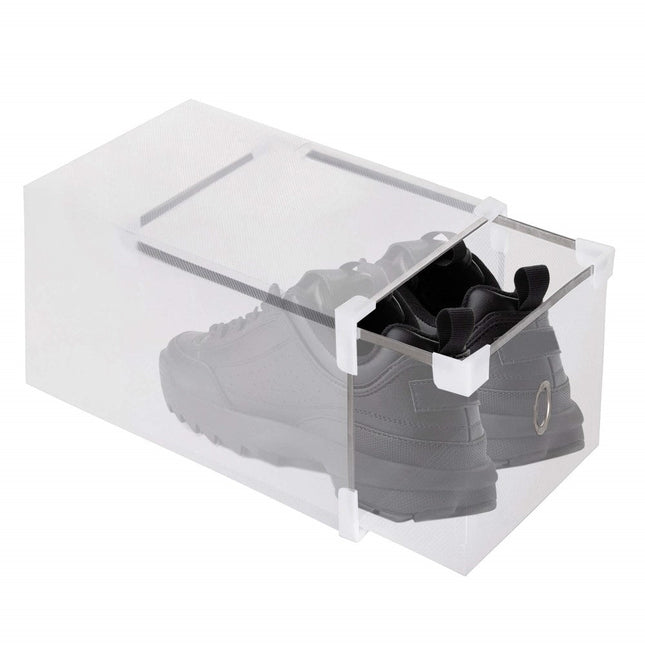Schoenenbox | Sneakerbox | Kunststof | Transparant | 1 Stuk | 28 x 18 x 18 cm