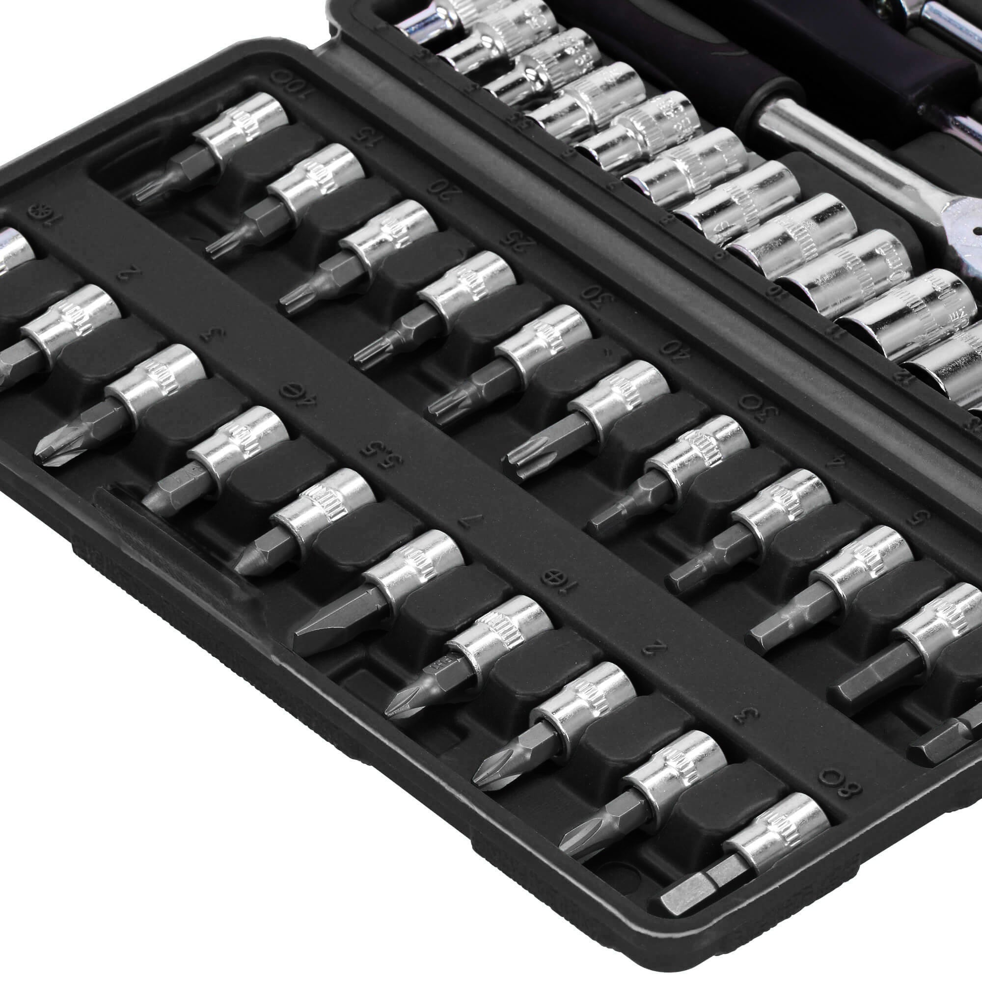 Dopsleutelsets - Gehard - Gereedschap Set - Koffer - 46 Stuks