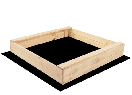 Zandbak - Met Bank - Inclusief Gronddoek - 120 x 120 CM