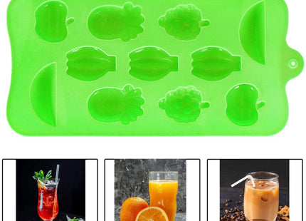 IJsblokjesvorm | IJsblokjes | Fruit | 11 Blokjes | Groen