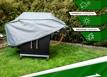 BBQ Hoes -BBQ Cover - Barbecue  Hoes  - Waterdicht  - Maat XL - 50 x 150 x 105 Cm - Grijs
