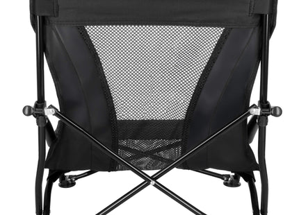 Campingstoel | Visstoel | Opvouwbaar | Zwart