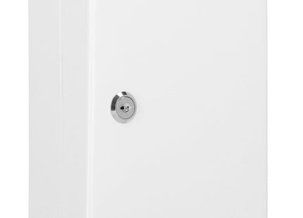 Sleutelkluis | Sleutelkast | Sleutelbox | 20 Haken | 20 x 16 x 7,5 cm | Wit