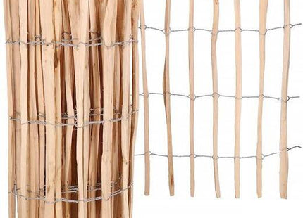 Schapenhek - Tuinhek - Hazelaarhout - 500x80 cm - Paalafstand - 7-9 cm - Bruin