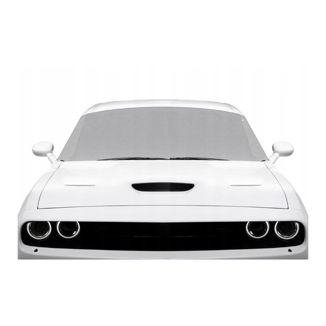 CarPassion Raamhoes - Half Cover - Anti-Vries Deken - Auto - Beschermhoes - Waterdicht &amp; Vorstbestendig - Universeel - Grijs