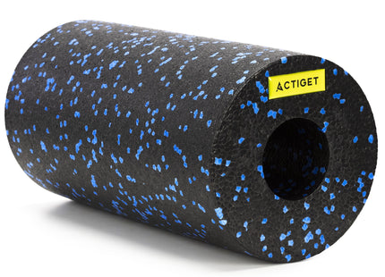 Foamroller | Foam Roller | Medium Hardheid | 29,5 cm | Zwart/Blauw