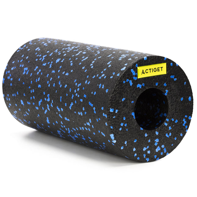 Foamroller | Foam Roller | Medium Hardheid | 29,5 cm | Zwart/Blauw