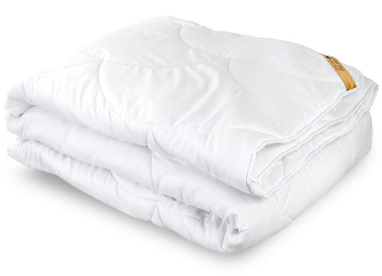 2-in-1 Dekbed - 200 x 220 cm - Wit- Dekbed zonder overtrek - Anti Allergie & Ademend - All Year Dekbed - Zomerdekbed & Winterdekbed
