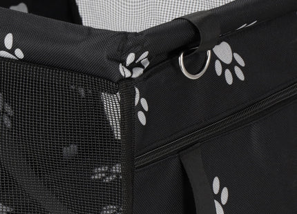 Autostoel Hond - Hondenmand Auto - Reisbench - Opvouwbaar - Hondenpootjes