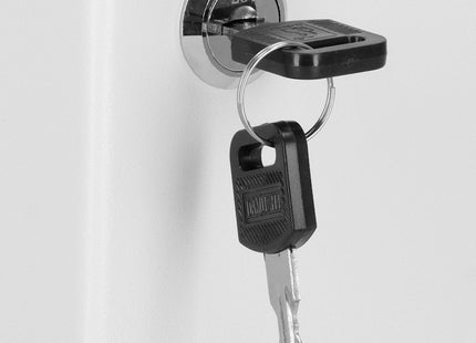 Sleutelkluis | Sleutelkast | Sleutelbox | 20 Haken | 20 x 16 x 7,5 cm | Wit