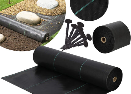 Worteldoek - Anti -Onkruid - Beschermfolie -  90g - 1,6X50M - Zwart