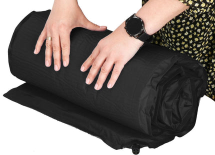 Slaapmat - Zelfopblazend - 180 cm - Inclusief Hoes - Zwart