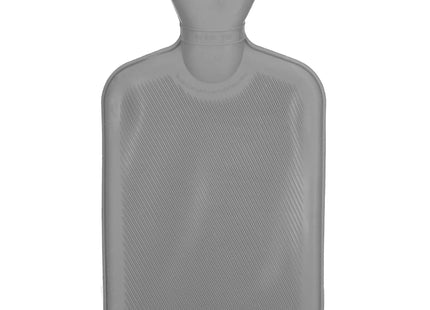 Warmwaterkruik- Pluche -Hoes - 2L - Inhoud - Pijnverlichting- Ontspanning -Grijs