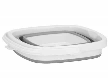 Emmer | Opvouwbare Emmer | 5L | Grijs/Wit