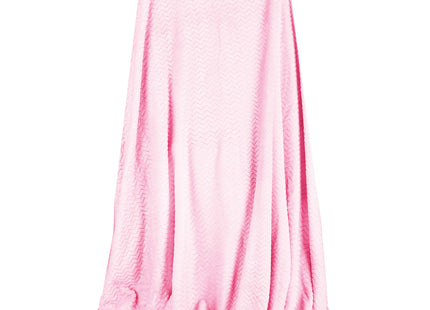 Plaid | Sprei | Bankdeken | Deken | 200 x 220 cm | Pluche | Roze