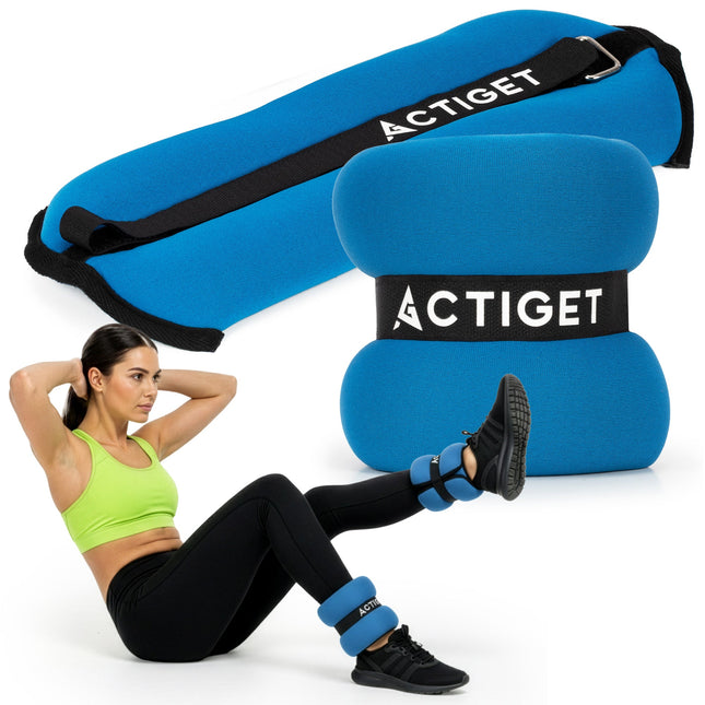 Pols- en enkelgewicht | 2 Stuks | 2 kg | Blauw