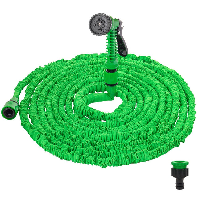 Tuinslang | 20-60 m | Magic Hose | Flexibele Tuinslang | Sproeikopvergrendeling | Groen