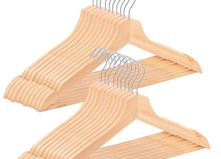 Kledinghangers | Kledinghanger | Hout | 20 Stuks | Naturel