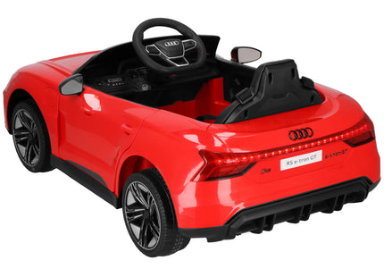 Elektrische AUDI RS E-Tron GT - Elektrische Auto - 12 V Accu - AUX - Aangedreven - Afstandsbediening - Kunststof - Metaal - Zwart - Rood