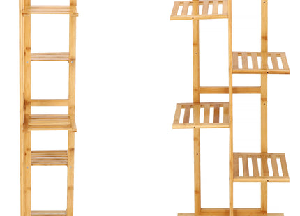 Plantenstandaard - Bloemenstandaard - Bloementrap - Hout - 5 -laags - 20X40X102 CM