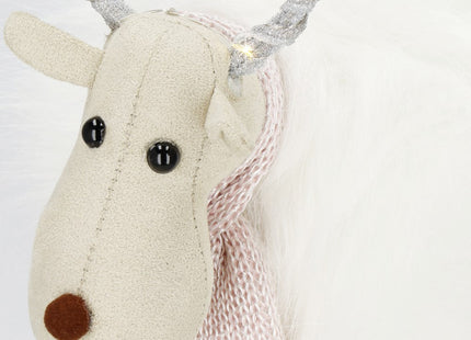 Kerstfiguur | Kerstrendier | Kerstversiering | 14 LED's | 48 cm