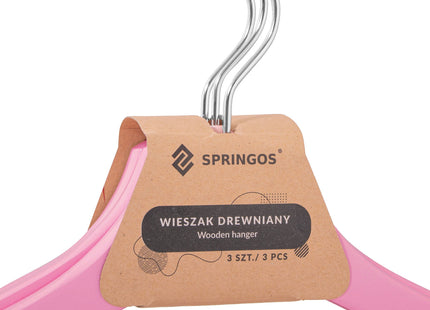 Kledinghangers | Kledinghanger | 3 Stuks | Roze