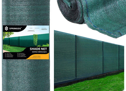 Zichtbreeknet | Rol 1,5 x 25 m | 95 % Schaduw | 185g/m2 | Groen
