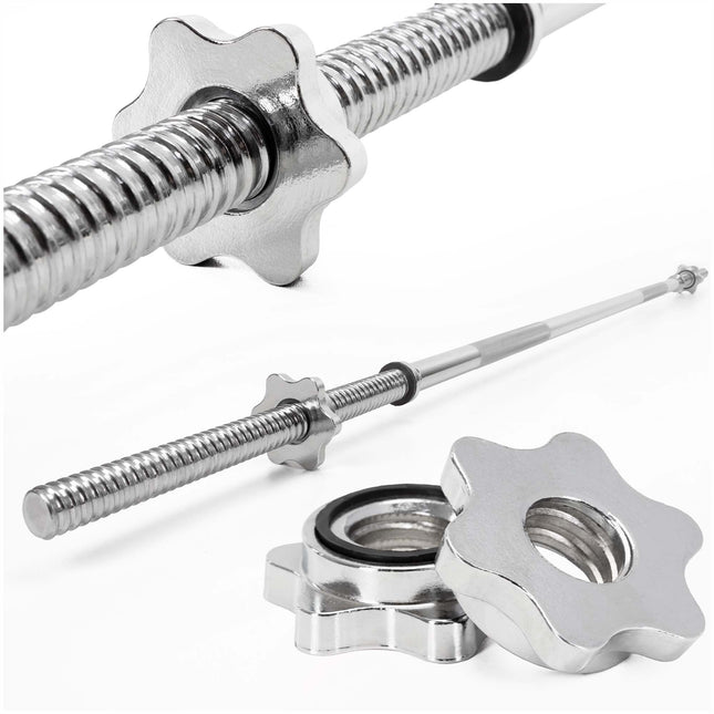 Actiget® Halterstang | Barbell | Chroomstaal | 180 cm | 25 mm | 2 Klemmen
