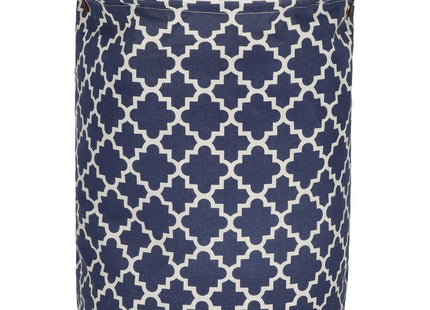 Opbergmand - Speelgoedmand - Kledingmand - Organizer - Handvatten - Marineblauw - 63 L