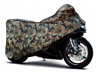 CarPassion Military Motorhoes - Beschermhoes - Waterdicht & Vorstbestendig - Maat M - Camouflage -  225 - 104 - 123 cm